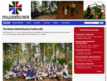Tablet Screenshot of maahinkainen.org